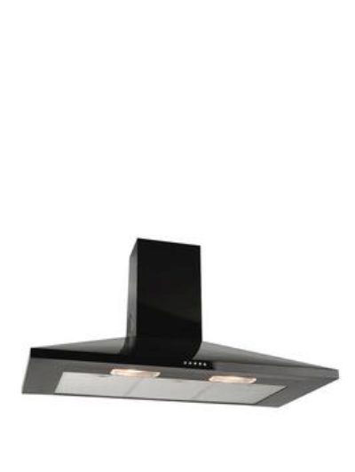 Leisure H91Pk 90Cm Chimney Cooker Hood - Black Leisure H91Pk 90Cm Chimney Cooker Hood - Black
